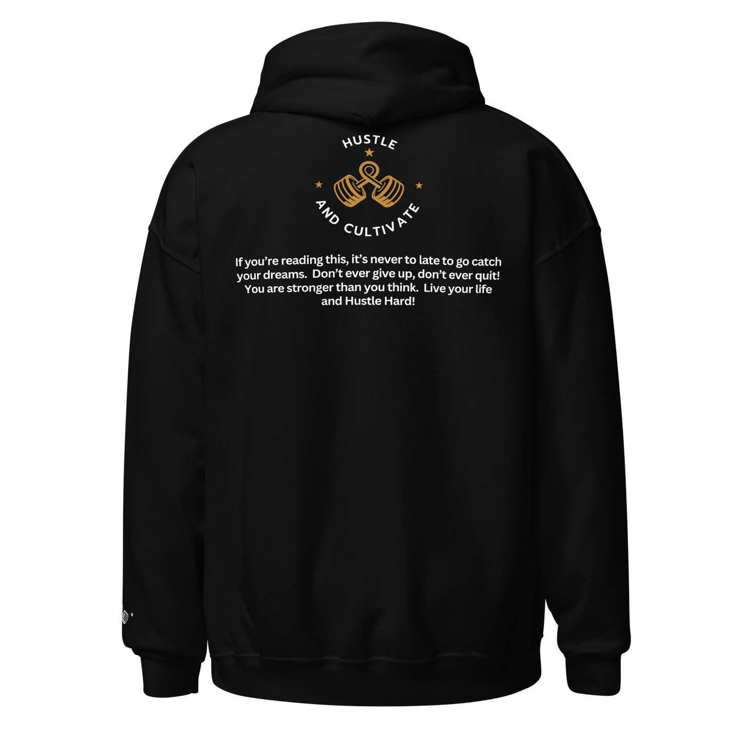 Hustle Hard Embroidered Hoodie