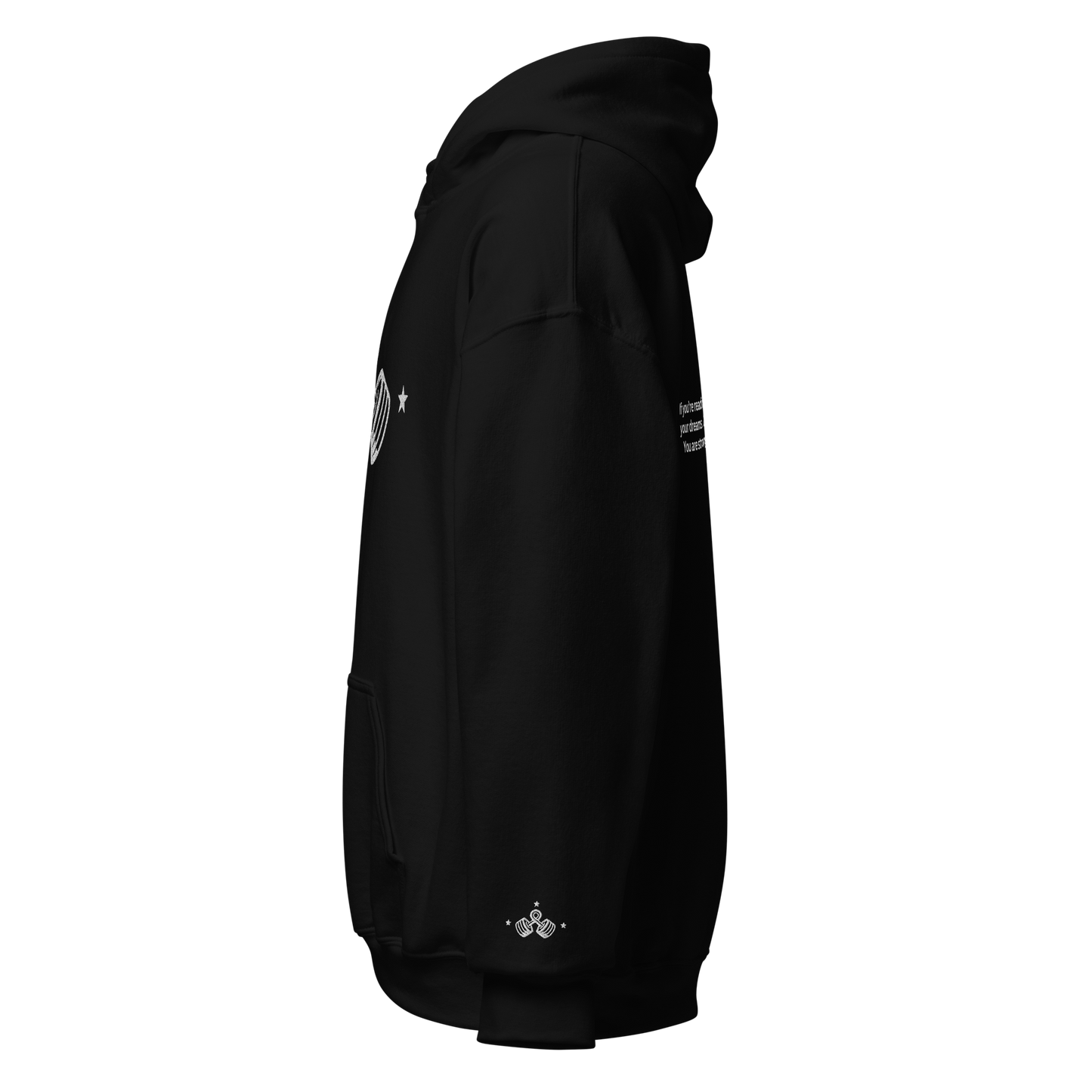 Hustle Hard Embroidered Hoodie