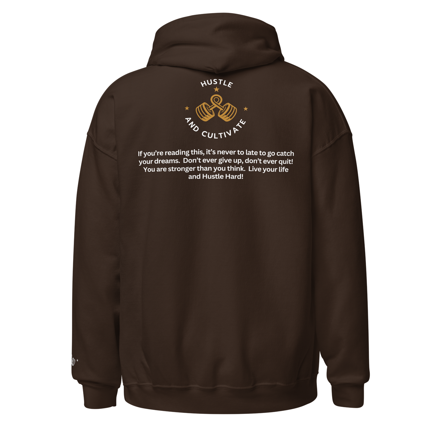 Hustle Hard Embroidered Hoodie
