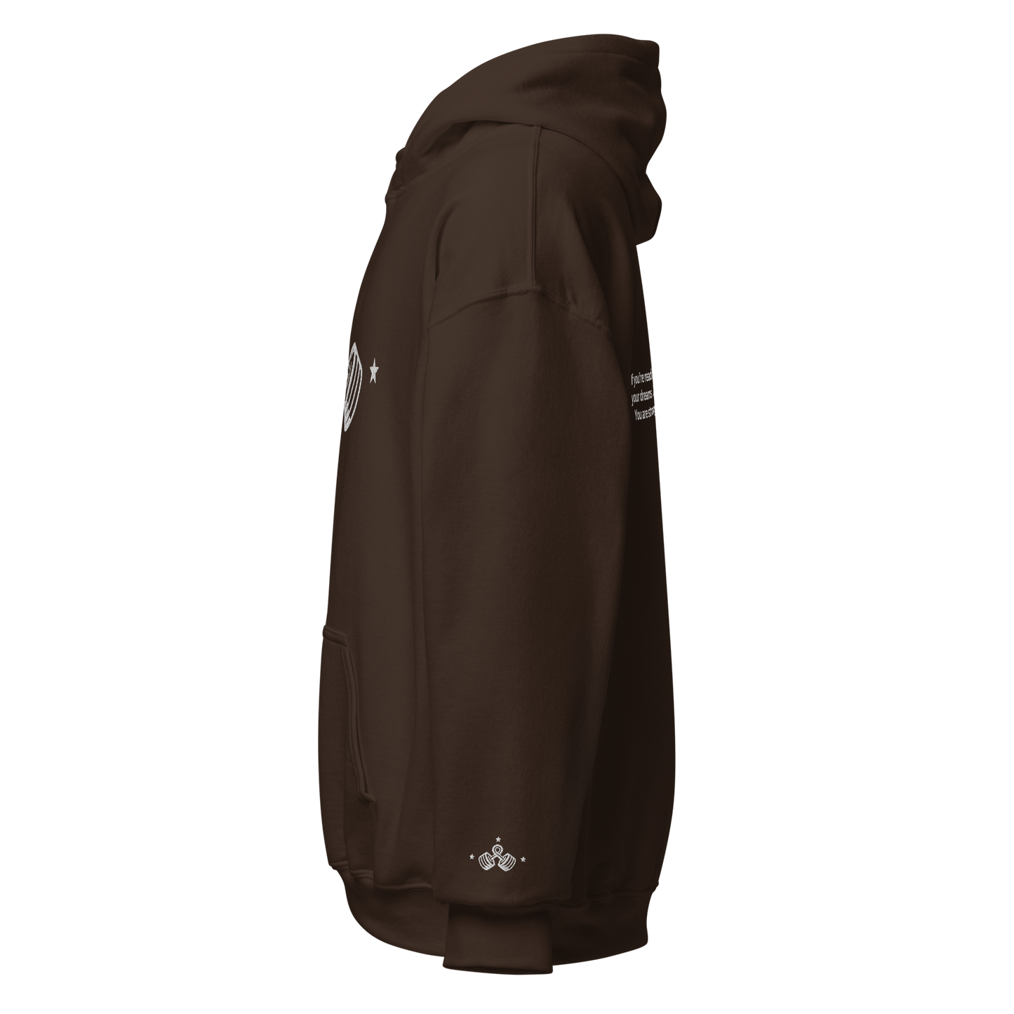 Hustle Hard Embroidered Hoodie