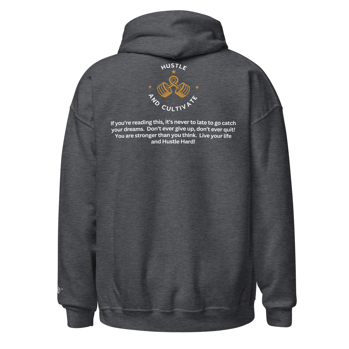 Hustle Hard Embroidered Hoodie