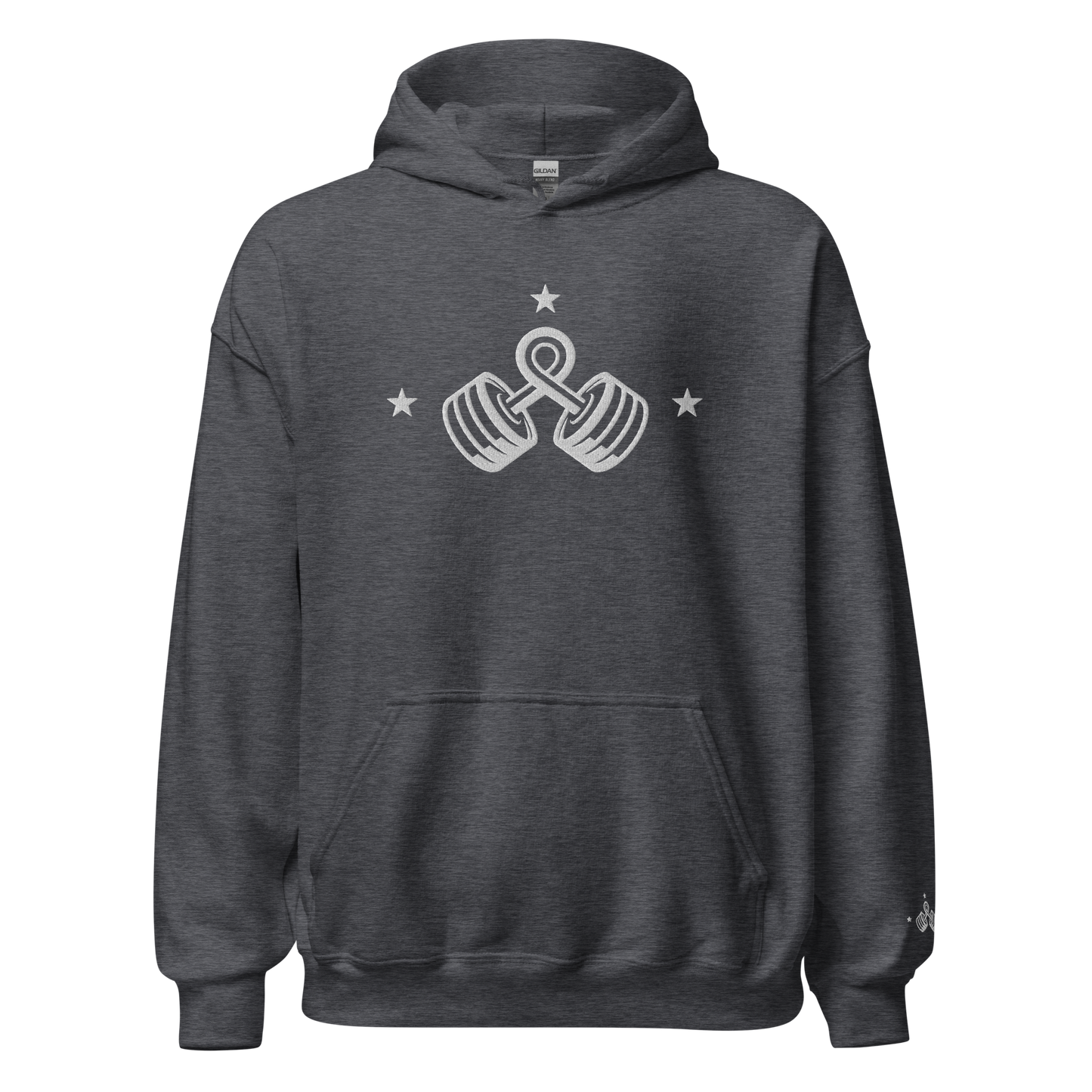 Hustle Hard Embroidered Hoodie