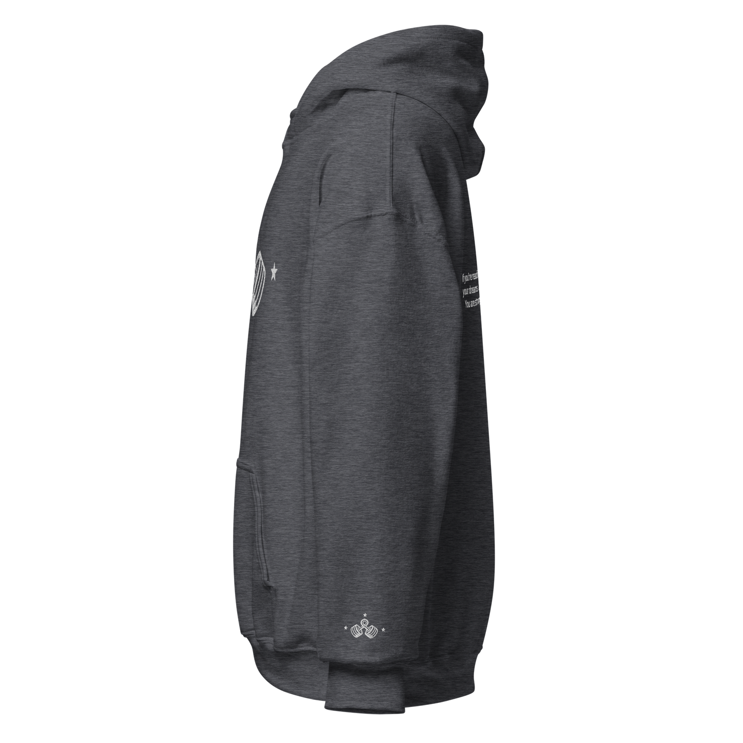 Hustle Hard Embroidered Hoodie