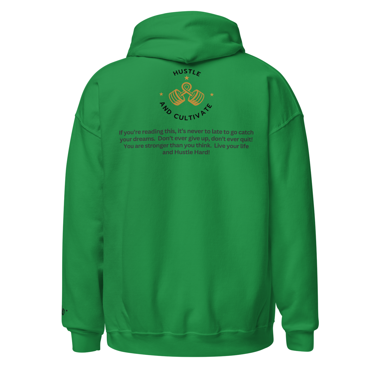 Hustle Hard Embroidered Hoodie