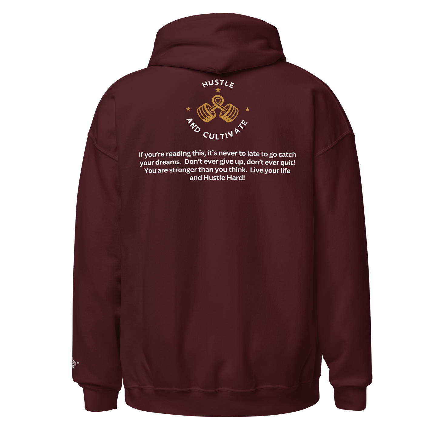 Hustle Hard Embroidered Hoodie