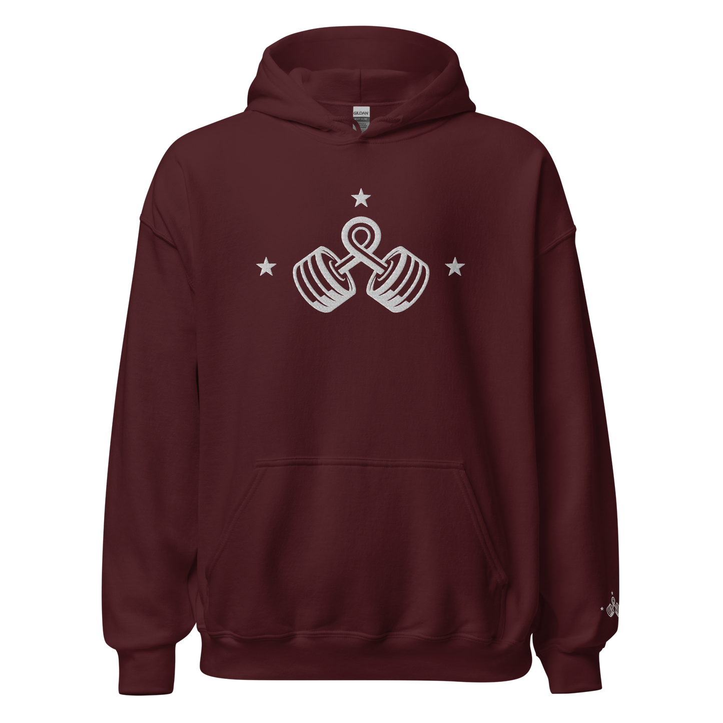 Hustle Hard Embroidered Hoodie