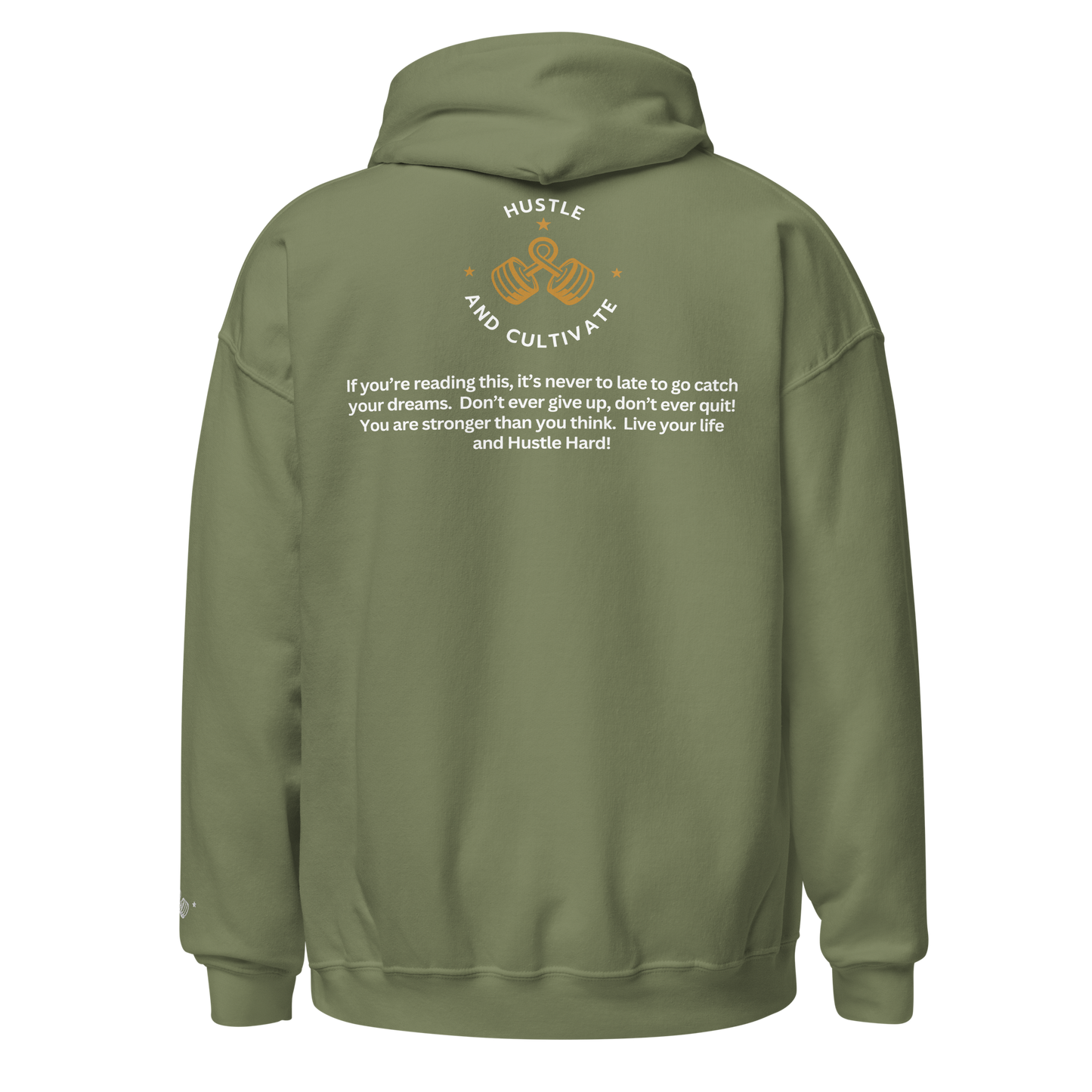 Hustle Hard Embroidered Hoodie