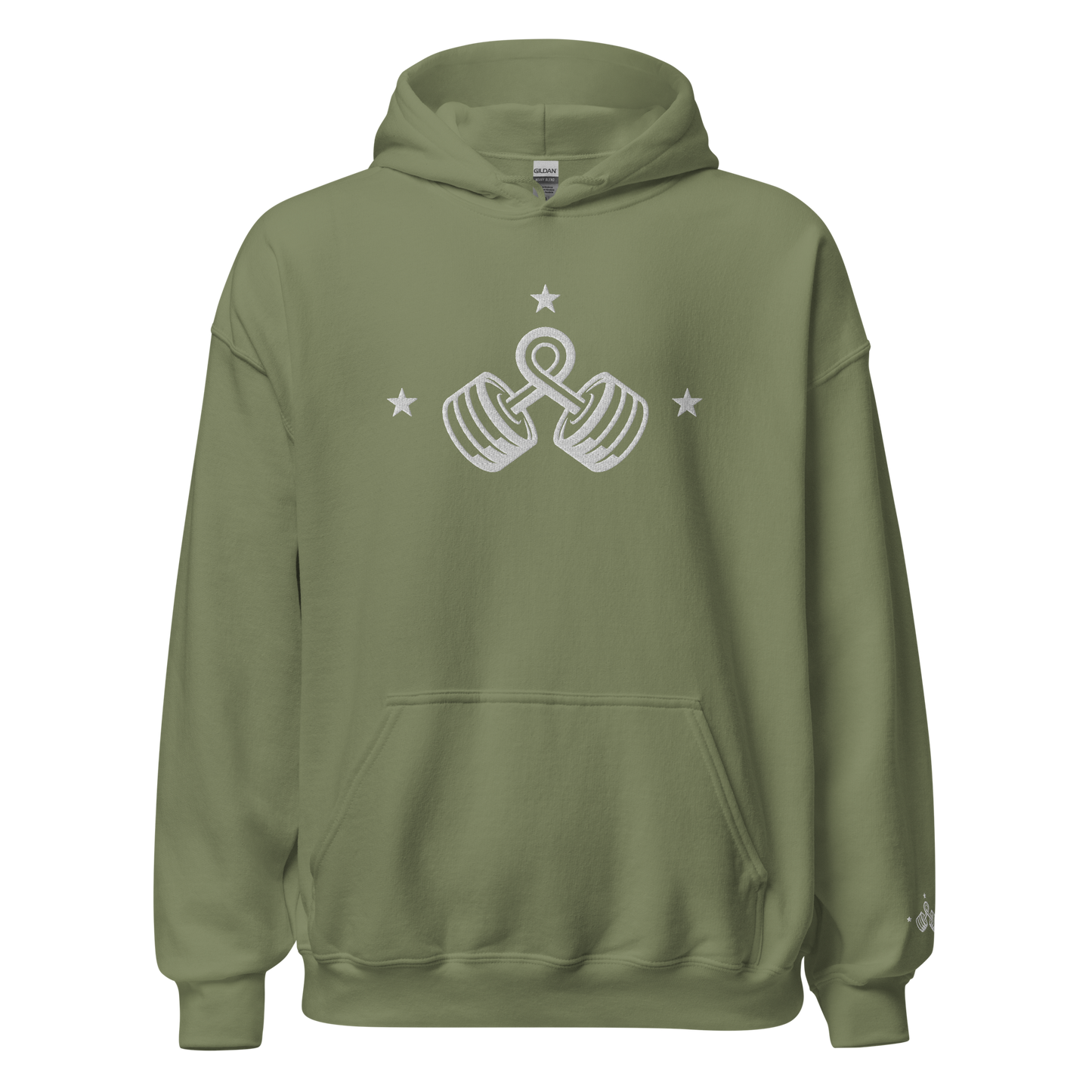 Hustle Hard Embroidered Hoodie