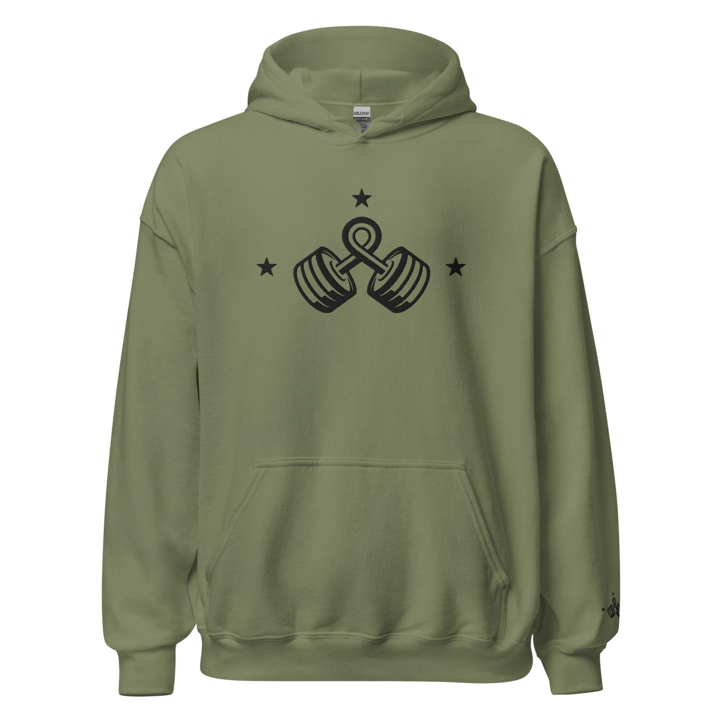Hustle Hard Embroidered Hoodie