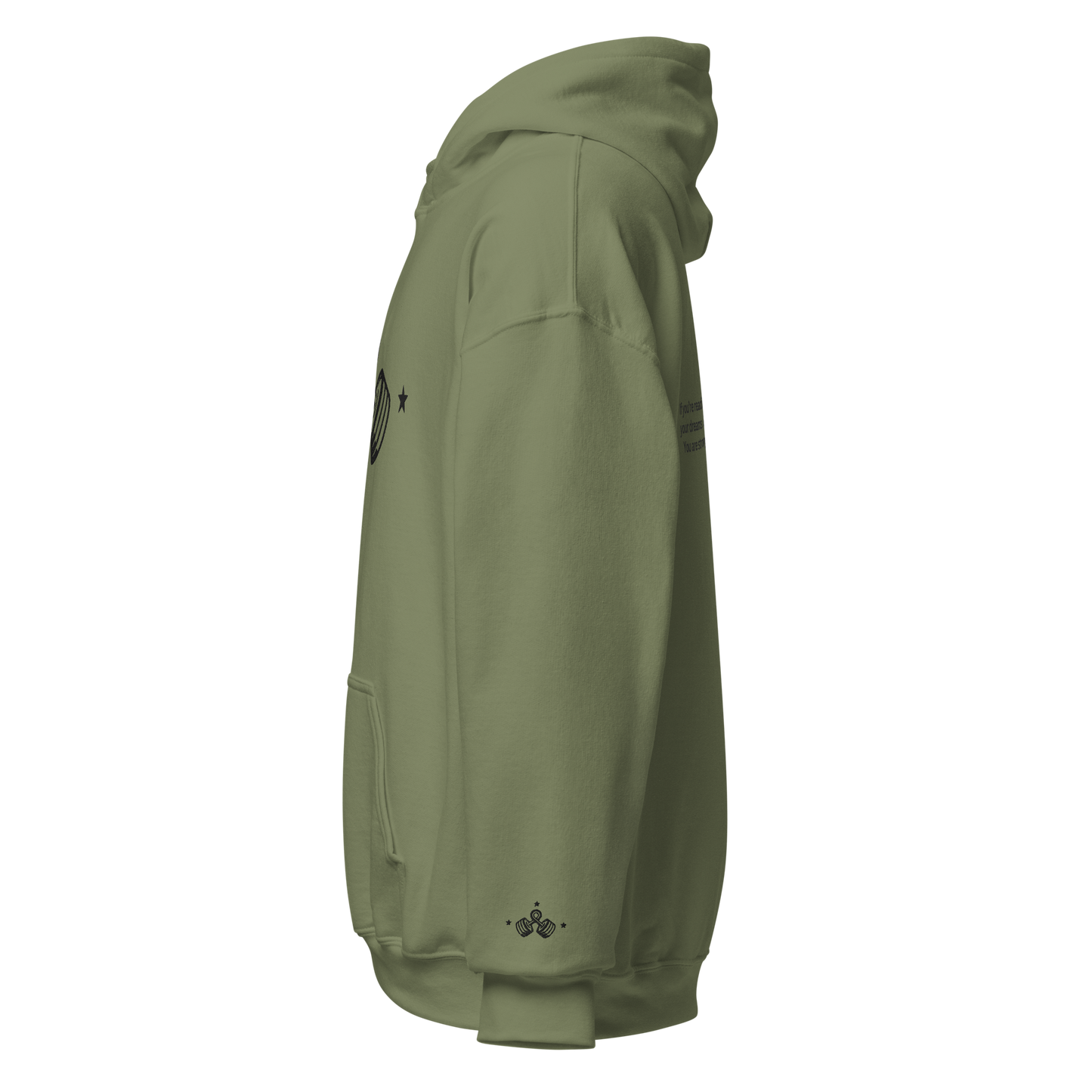 Hustle Hard Embroidered Hoodie