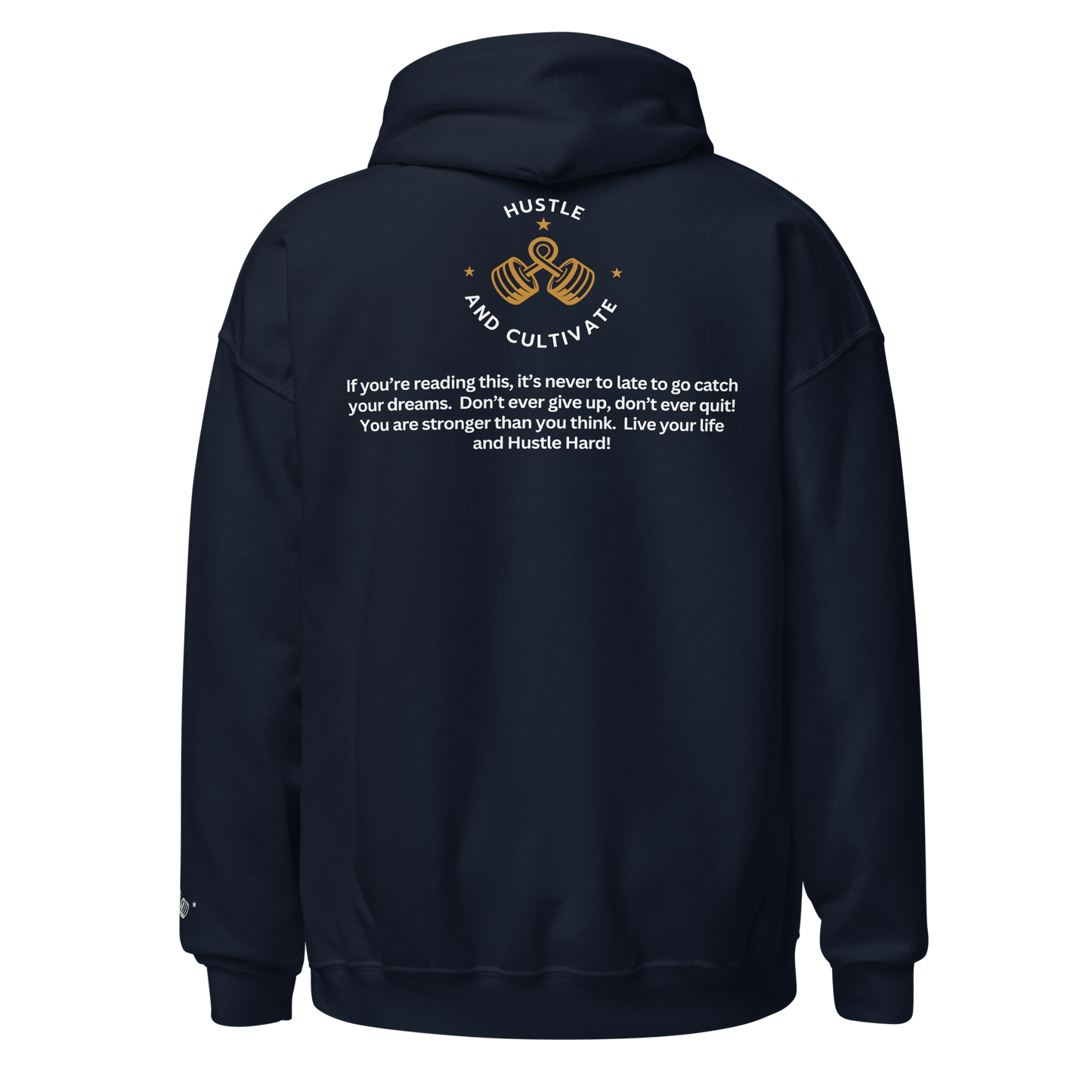 Hustle Hard Embroidered Hoodie