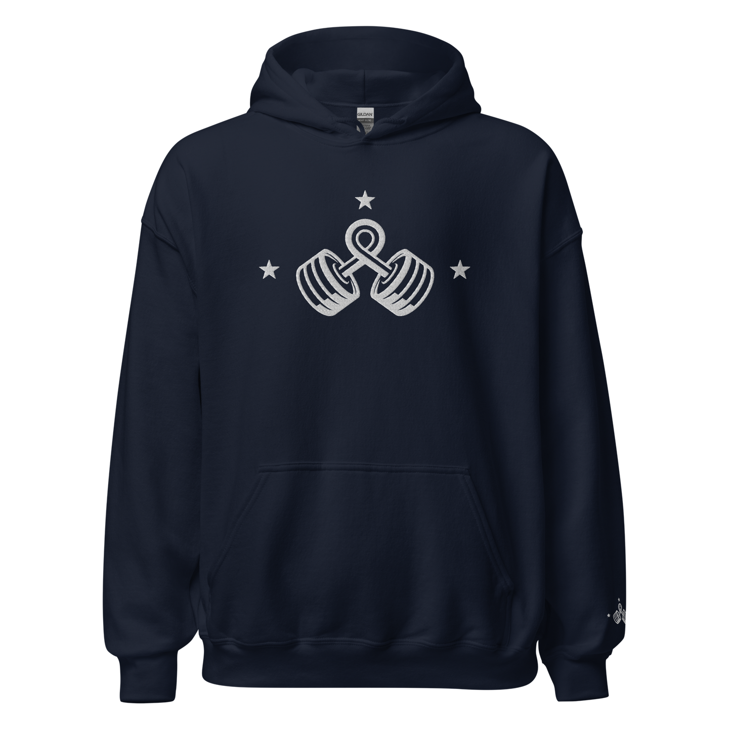 Hustle Hard Embroidered Hoodie