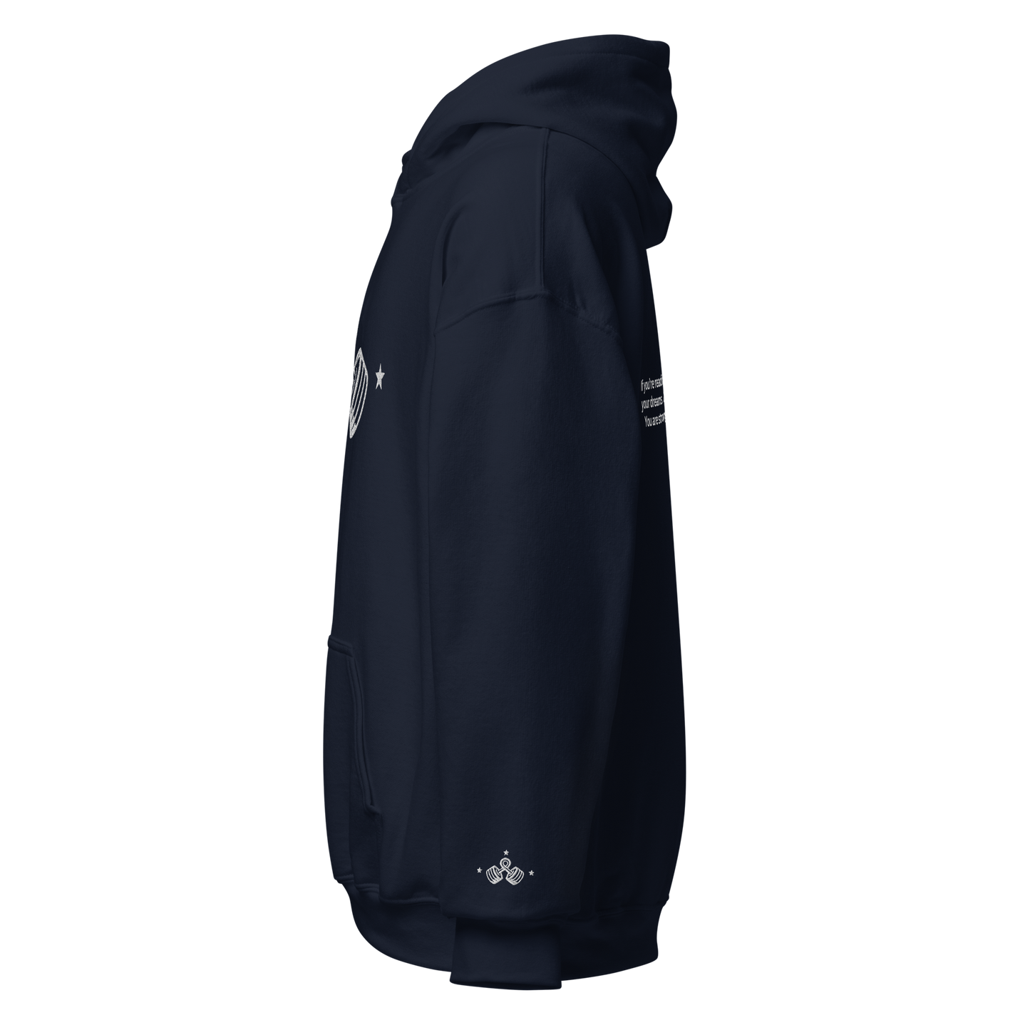 Hustle Hard Embroidered Hoodie