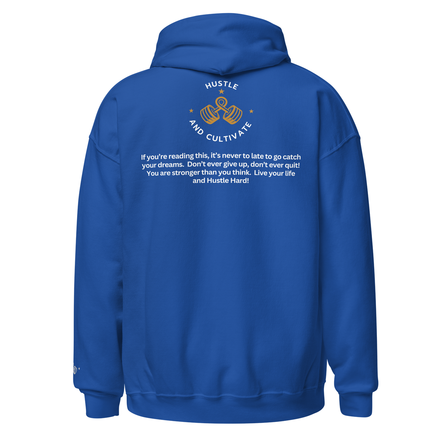 Hustle Hard Embroidered Hoodie