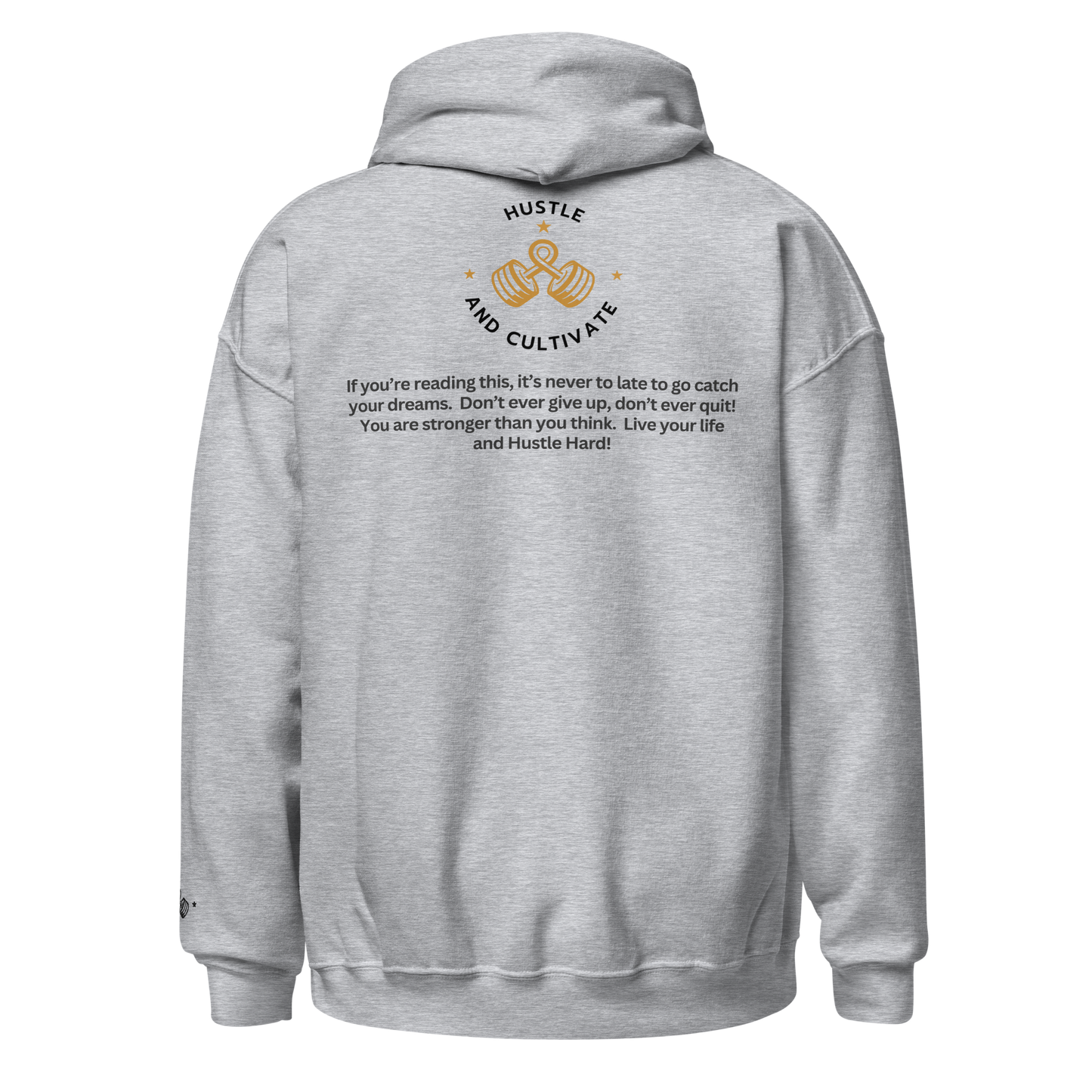 Hustle Hard Embroidered Hoodie