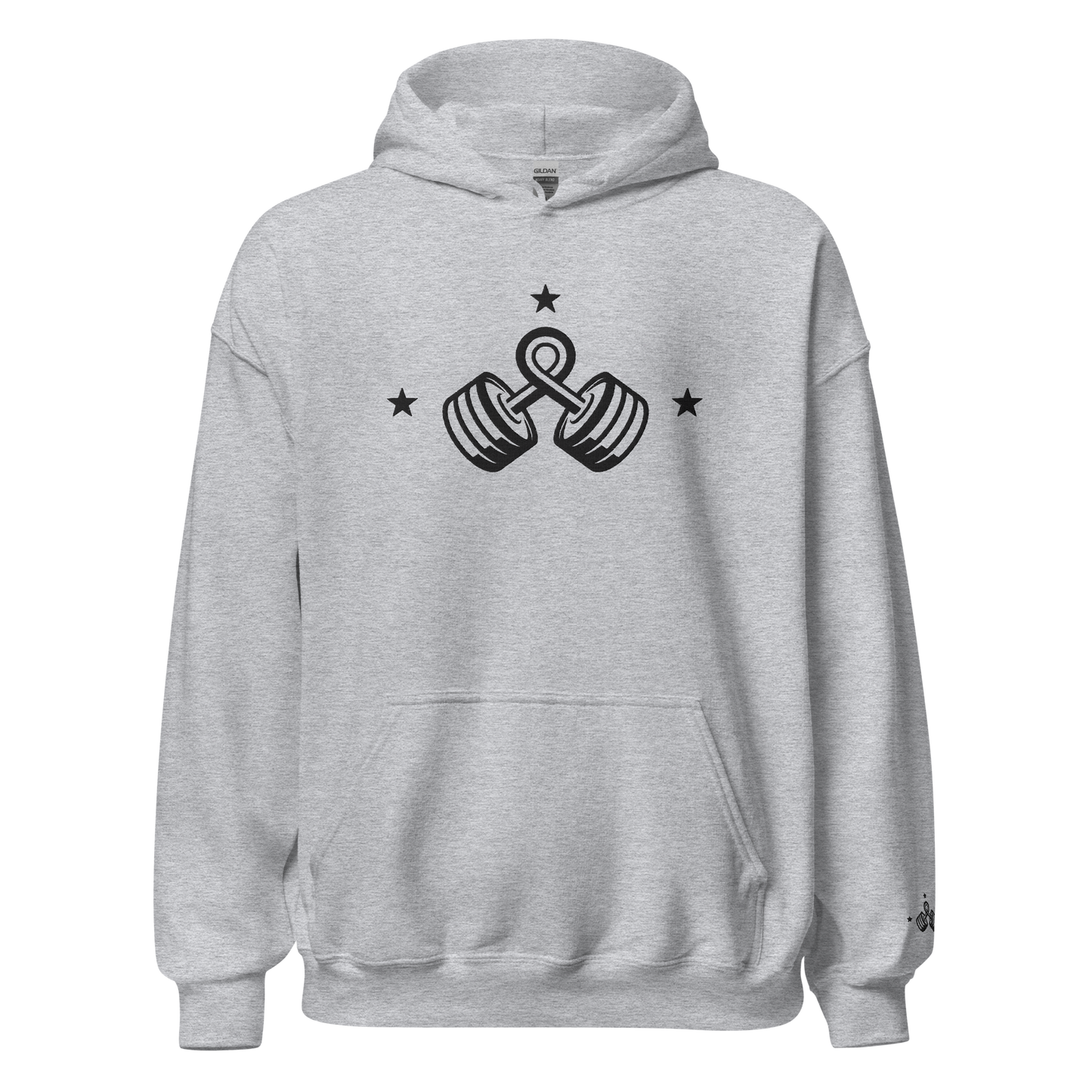 Hustle Hard Embroidered Hoodie