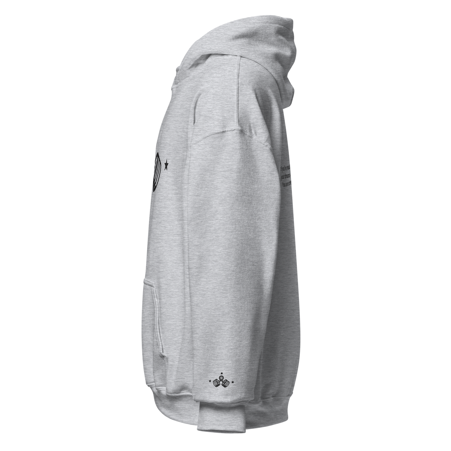 Hustle Hard Embroidered Hoodie