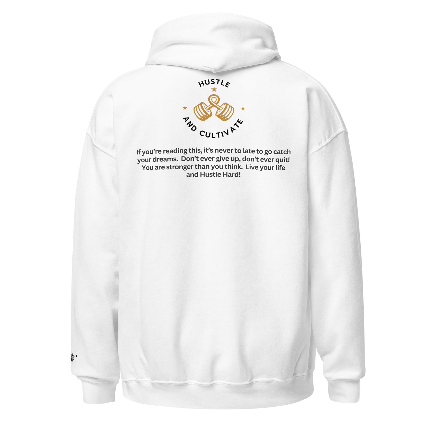 Hustle Hard Embroidered Hoodie