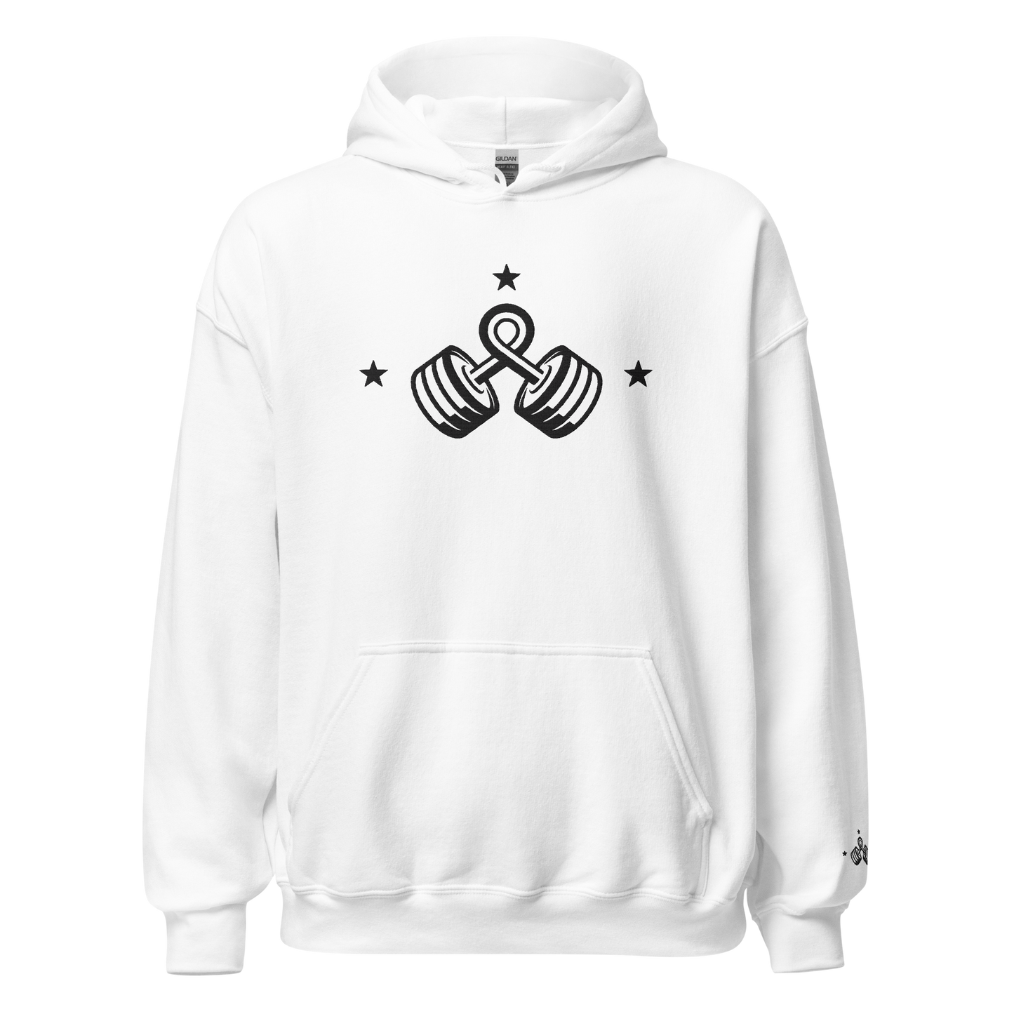 Hustle Hard Embroidered Hoodie