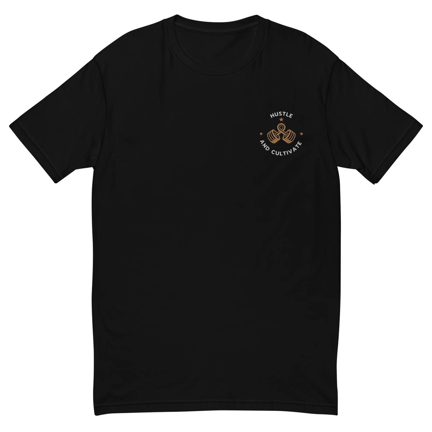Hustle Embroidered T