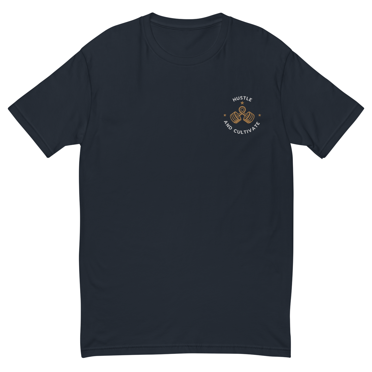Hustle Embroidered T