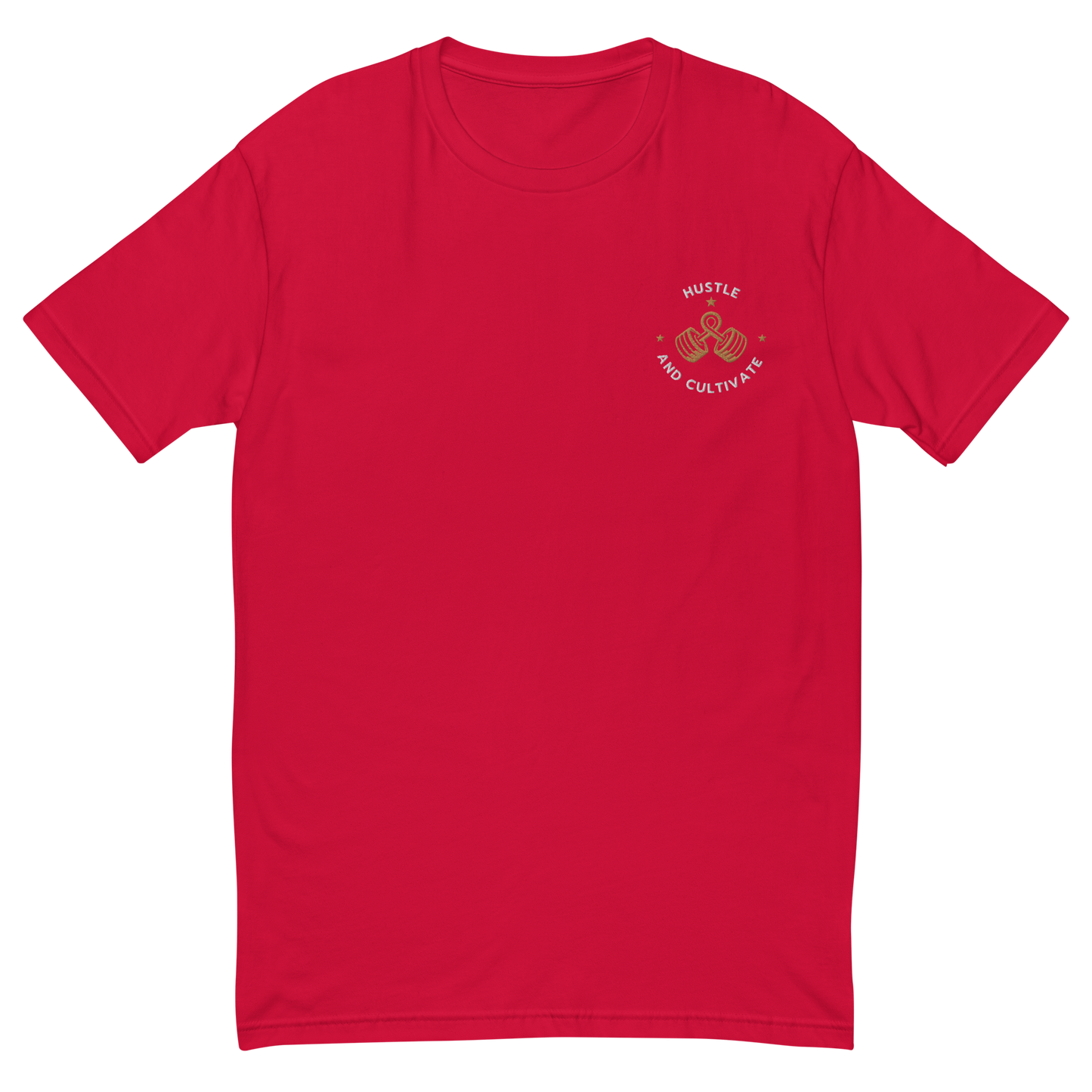 Hustle Embroidered T